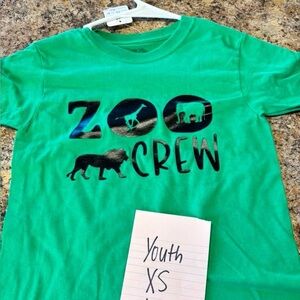 Zoo Crew Green Kids T-Shirt